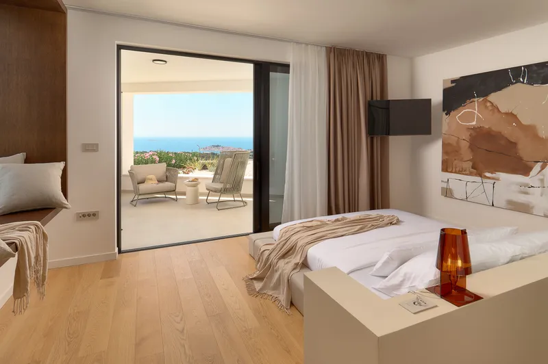 Master suite with terrace